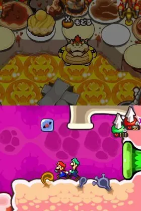 Mario & Luigi - Bowser's Inside Story (USA) (En,Fr,Es) screen shot title